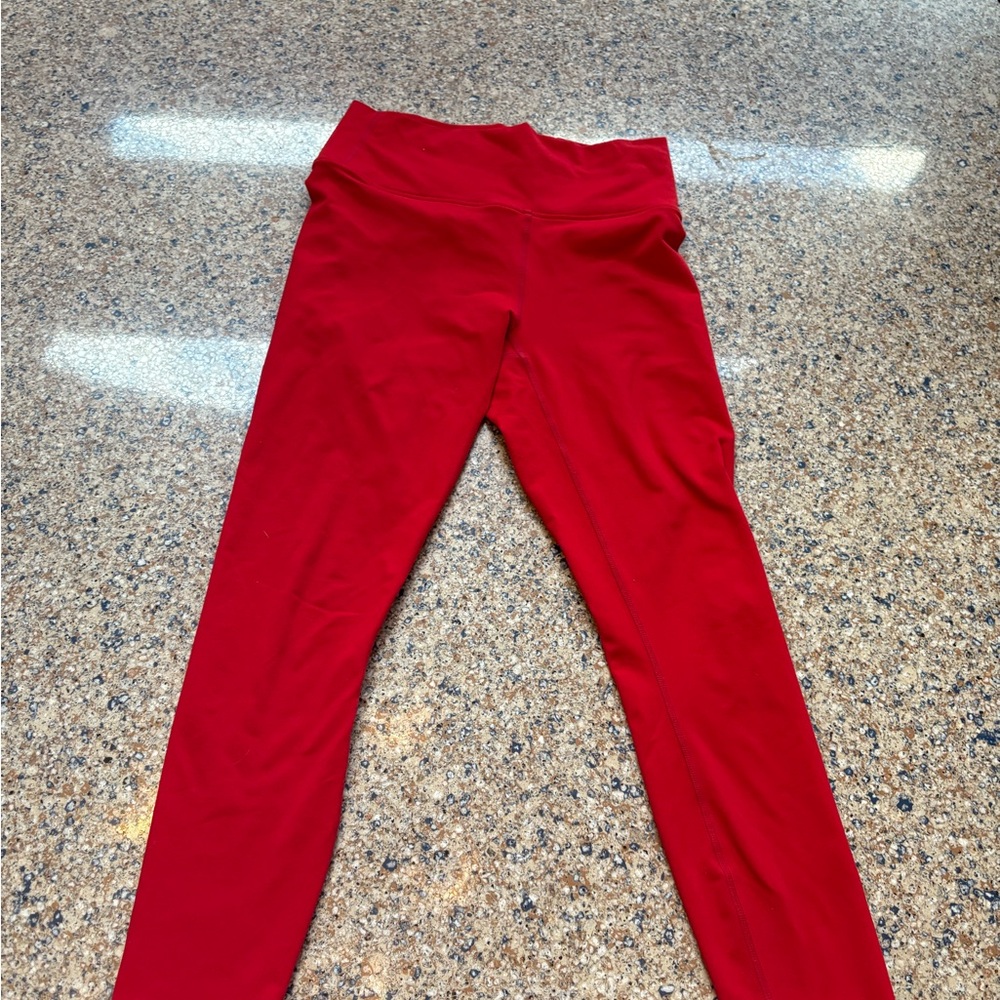 Fabletics Vibrant Red Kids Leggings